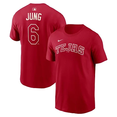 Nike Josh Jung Texas Rangers 2026 City Connect Name Number T-Shirt