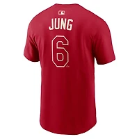 Nike Josh Jung Texas Rangers 2026 City Connect Name  Number T-Shirt