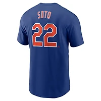 Nike Juan Soto New York Mets Fuse Name Number T-Shirt