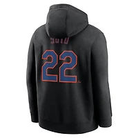 Nike Juan Soto New York Mets Player Name  Number Club Fleece Pullover Hoodie