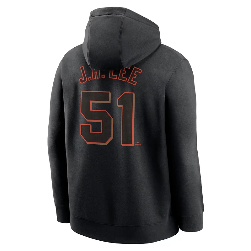 Nike Jung Hoo Lee San Francisco Giants Player Name Number Club Pullover Hoodie