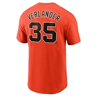 Nike Justin Verlander San Francisco Giants Fuse Name  Number T-Shirt