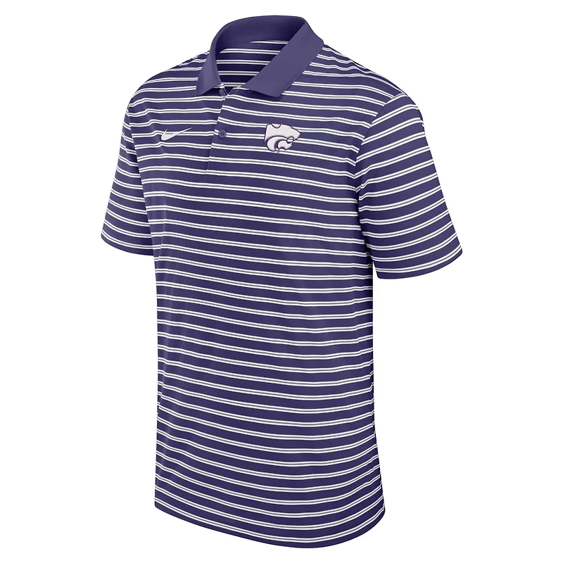 Nike Kansas State Wildcats Victory Stripe Performance Polo