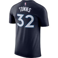 Nike Karl-Anthony Towns Minnesota Timberwolves Name  Number Performance T-Shirt