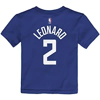 Nike Kawhi Leonard LA Clippers Logo Name  Number T-Shirt