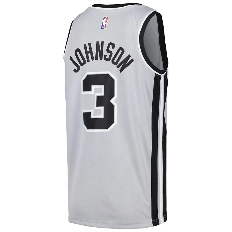 Nike Keldon Johnson San Antonio Spurs Swingman Player Jersey - Statement Edition