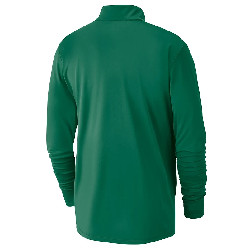 Nike Kelly Boston Celtics 2024 25 Courtside Performance Half-Zip Top