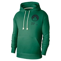 Nike Kelly Boston Celtics Courtside Standard Issue Premium Performance Pullover Hoodie