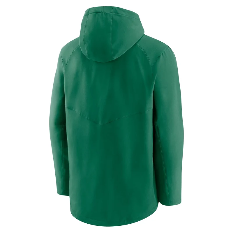 Nike Kelly Oakland Athletics Authentic Collection Performance Raglan Full-Zip Hoodie