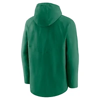 Nike Kelly Oakland Athletics Authentic Collection Performance Raglan Full-Zip Hoodie