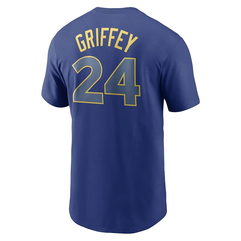 Nike Ken Griffey Jr Seattle Mariners Cooperstown Collection Name  Number T-Shirt