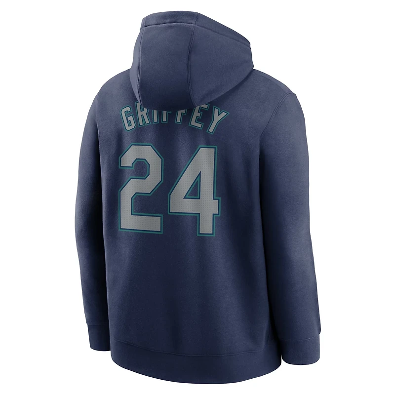 Nike Ken Griffey Jr Seattle Mariners Player Name Number Club Pullover Hoodie