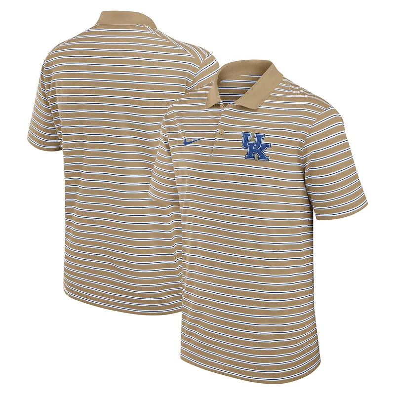 Nike Kentucky Wildcats Athletic Prep Striped Dri-FIT Polo