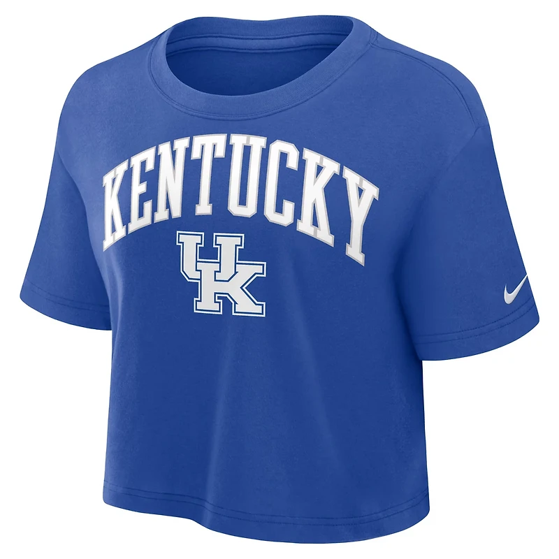Nike Kentucky Wildcats Power Pursuit Athletic Prep Arch Performance Cropped T-Shirt