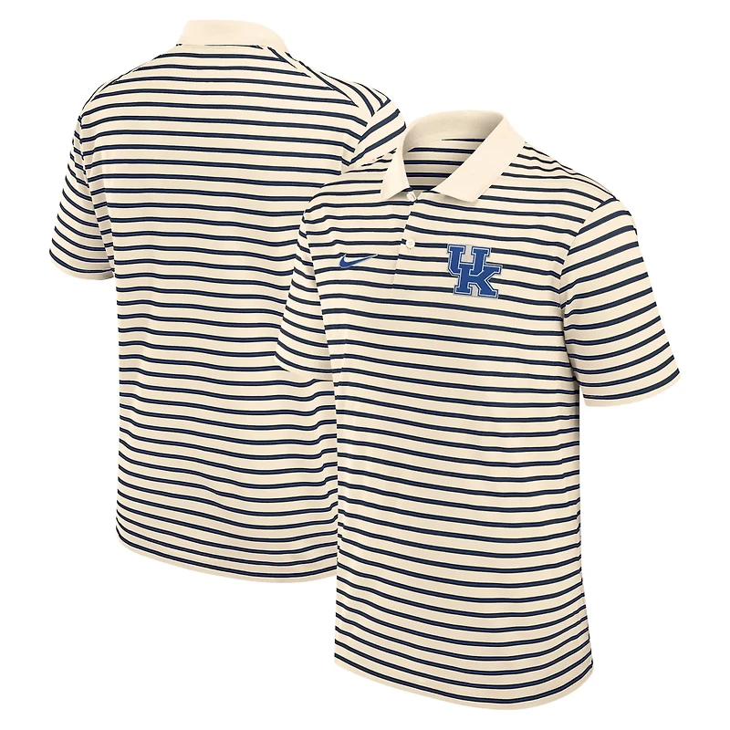Nike Kentucky Wildcats Solid Foundation Striped Performance Polo
