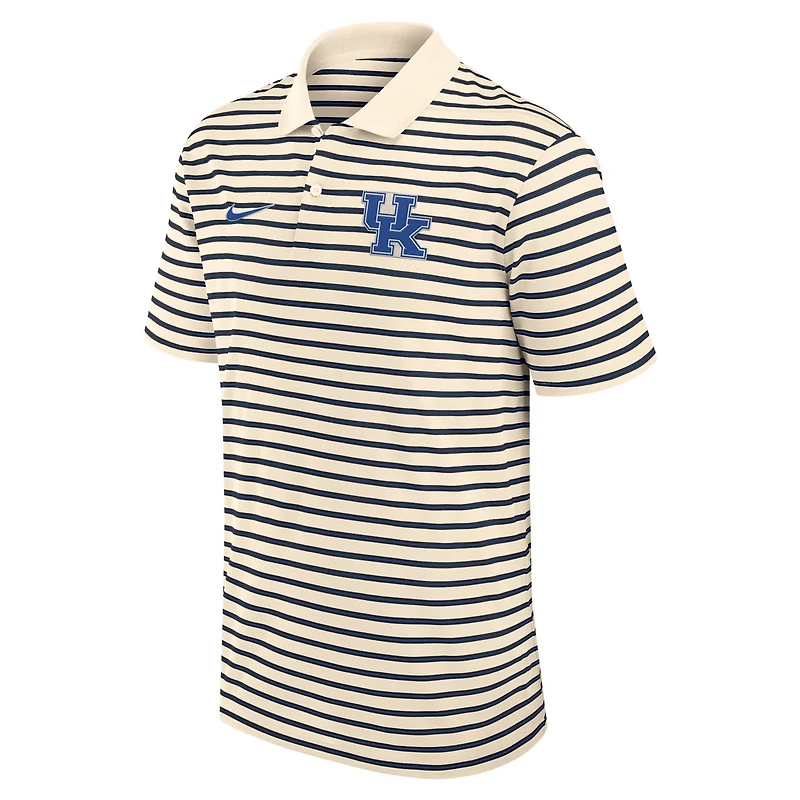 Nike Kentucky Wildcats Solid Foundation Striped Performance Polo