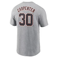 Nike Kerry Carpenter Detroit Tigers Fuse Name  Number T-Shirt