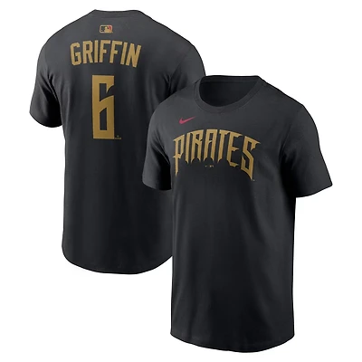 Nike Konnor Griffin Pittsburgh Pirates 2026 City Connect Name  Number T-Shirt