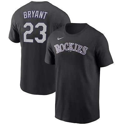 Nike Kris Bryant Colorado Rockies Name Number T-Shirt