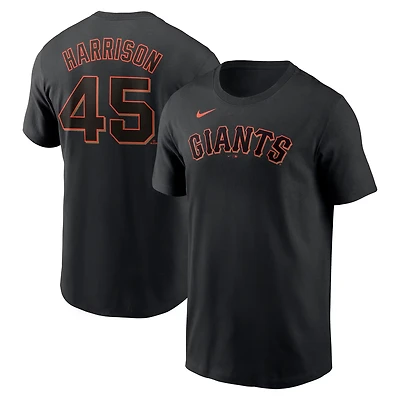 Nike Kyle Harrison San Francisco Giants Fuse Name  Number T-Shirt