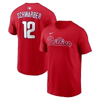 Nike Kyle Schwarber Philadelphia Phillies Home Name  Number T-Shirt