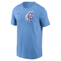 Nike Light Chicago Cubs Alt Pinstripe T-Shirt