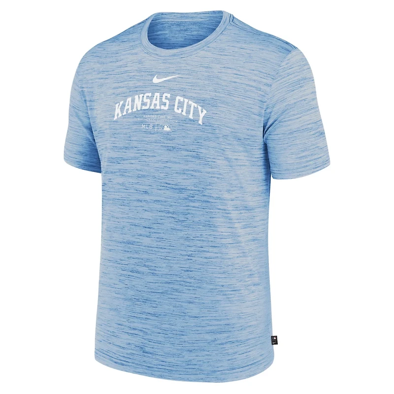 Nike Light Kansas City Royals Authentic Collection Velocity Performance Practice T-Shirt