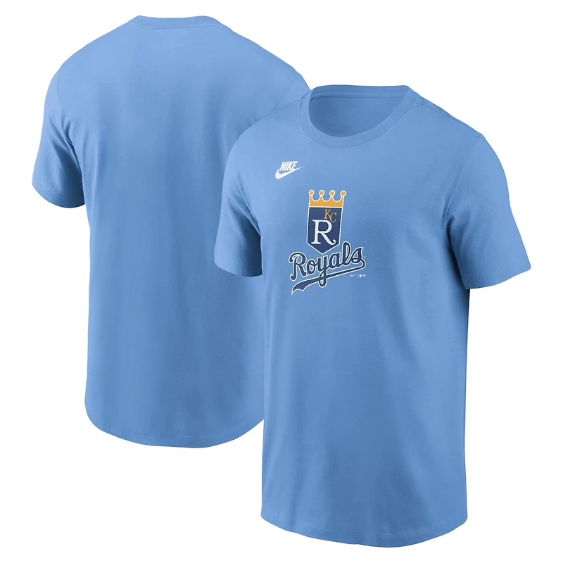 Nike Light Kansas City Royals Cooperstown Collection Team Logo T-Shirt