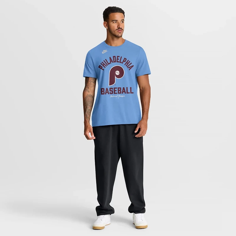 Nike Light Philadelphia Phillies Cooperstown Collection T-Shirt