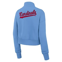 Nike Light St Louis Cardinals Cooperstown Collection Phoenix Fleece Half-Zip Sweatshirt