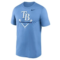 Nike Light Tampa Bay Rays Icon Legend T-Shirt