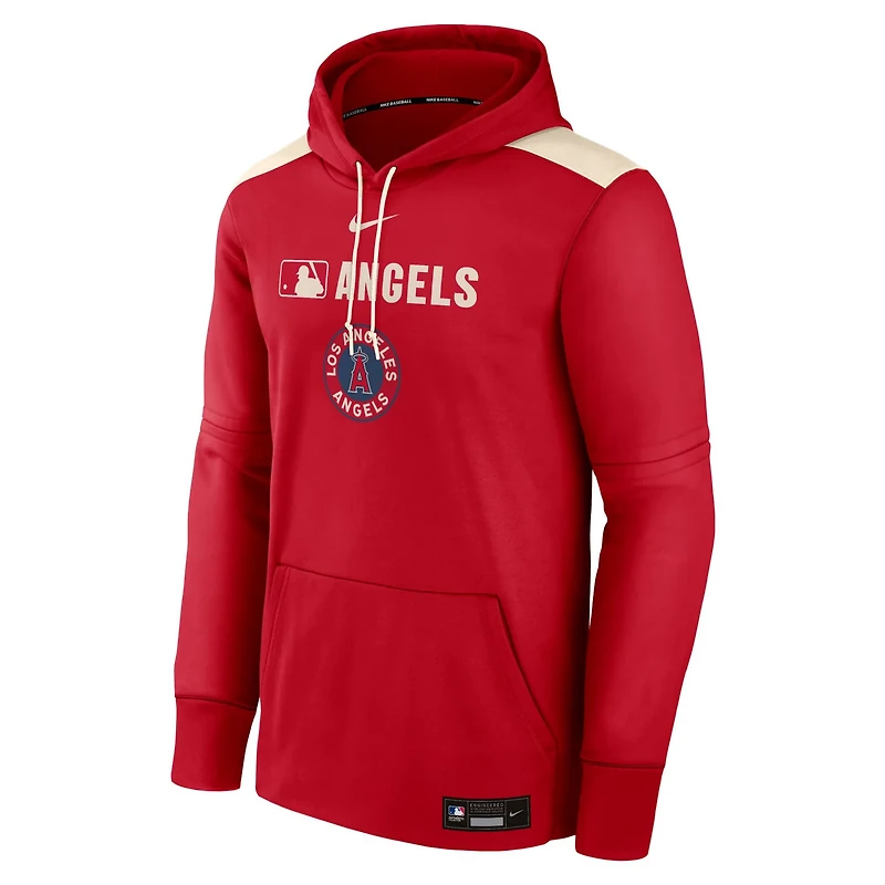 Nike Los Angeles Angels Authentic Collection City Connect Therma Pullover Hoodie