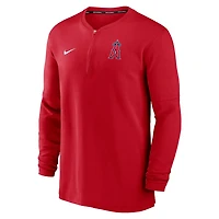 Nike Los Angeles Angels Authentic Collection Game Time Performance Quarter-Zip Top