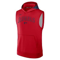 Nike Los Angeles Angels Authentic Collection Performance Sleeveless Pullover Hoodie