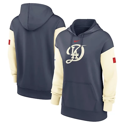 Nike Los Angeles Dodgers 2024 City Connect Authentic Collection Practice Performance Pullover Hoodie