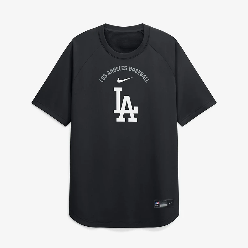 Nike Los Angeles Dodgers Authentic Collection Batting Practice Pre-Game Raglan Dri-FIT Top