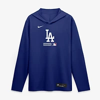 Nike Los Angeles Dodgers Authentic Collection Dri-FIT Long Sleeve Hooded T-Shirt