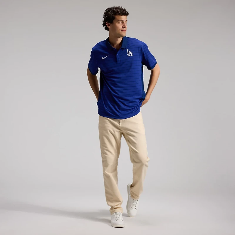 Nike Los Angeles Dodgers Authentic Collection Striped Victory Dri-FIT Polo