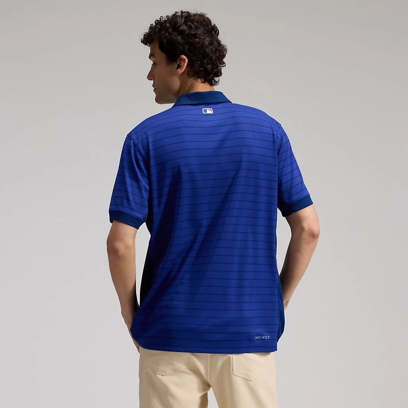 Nike Los Angeles Dodgers Authentic Collection Striped Victory Dri-FIT Polo