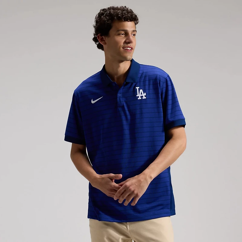 Nike Los Angeles Dodgers Authentic Collection Striped Victory Dri-FIT Polo