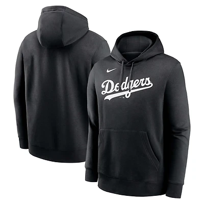 Nike Los Angeles Dodgers Logo Club Fleece Hoodie