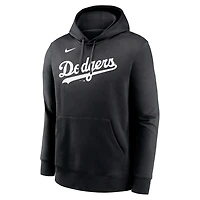 Nike Los Angeles Dodgers Logo Club Fleece Hoodie