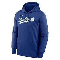 Nike Los Angeles Dodgers Primary Wordmark Therma Hoodie