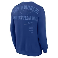 Nike Los Angeles Dodgers Statement Ball Game Fleece Pullover Sweatshirt