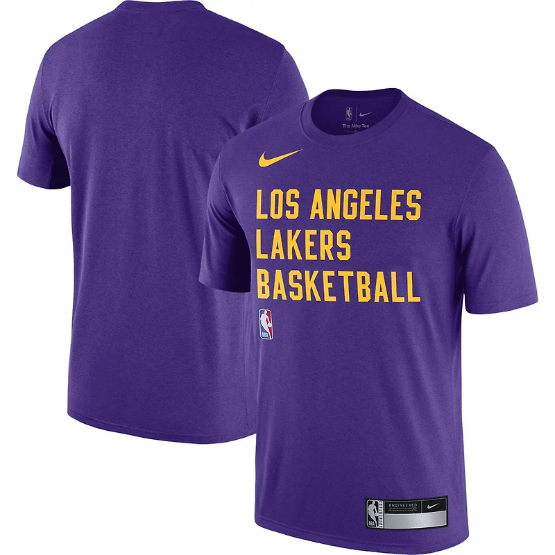 Nike Los Angeles Lakers 2023/24 Sideline Legend Performance Practice T-Shirt