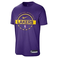 Nike Los Angeles Lakers 2025 26 On-Court Flare Performance Practice T-Shirt