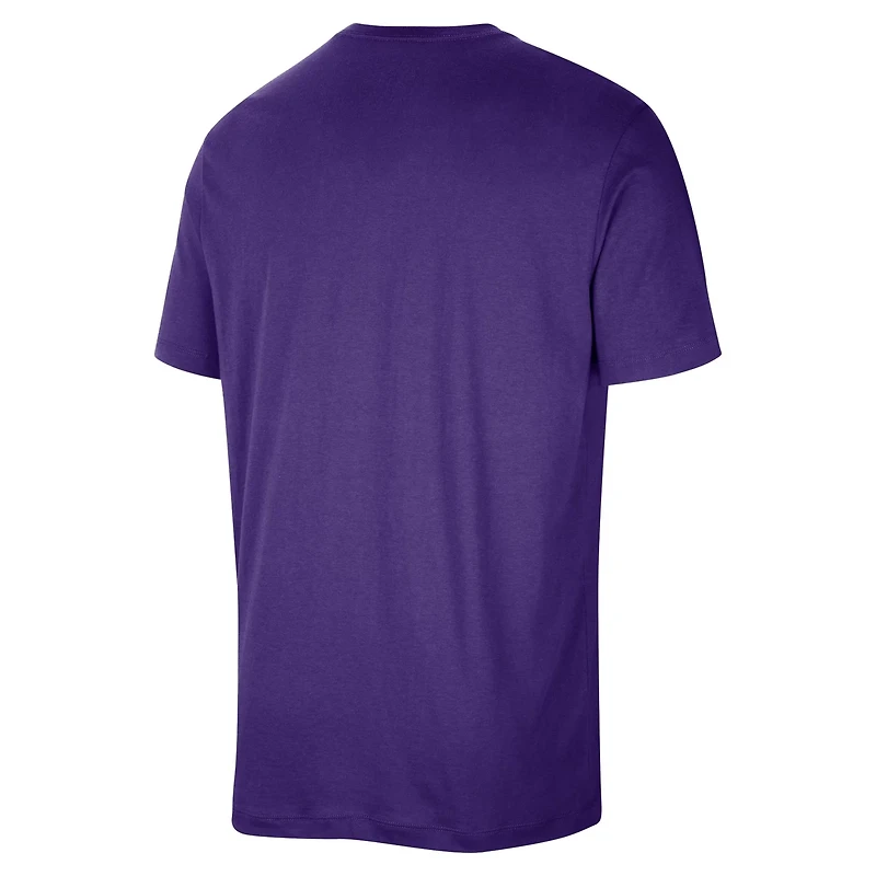 Nike Los Angeles Lakers 2025 26 On-Court Flare Performance Practice T-Shirt