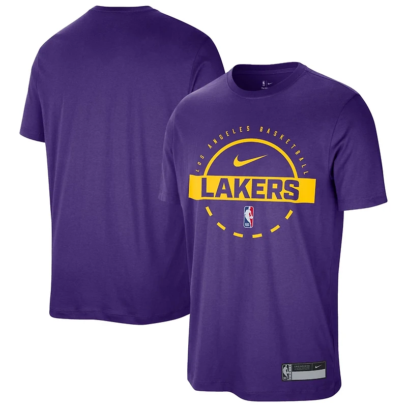 Nike Los Angeles Lakers 2025 26 On-Court Flare Performance Practice T-Shirt