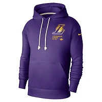 Nike Los Angeles Lakers Courtside Standard Issue Premium Performance Pullover Hoodie