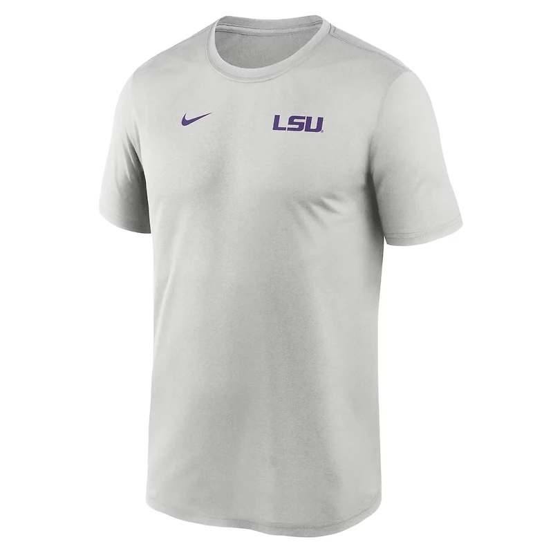 Nike LSU Tigers 2025 Sideline Small Logo Legend Performance T-Shirt